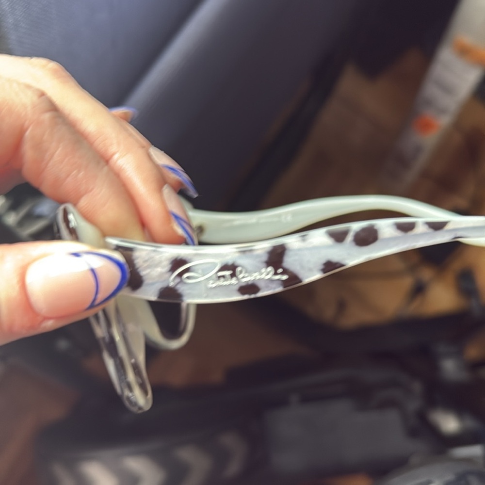 Roberto Cavalli speckled cat eye sunglasses - Picture 5 of 9